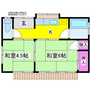 茨城県鹿嶋市大字平井【一戸建】の間取り