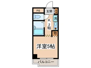 グリーンハイムいしざか【4階】の間取り