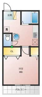 ラージワンコート【1階】の間取り