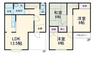 静岡県浜松市中央区神田町【一戸建】の間取り