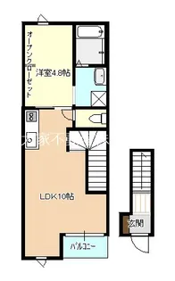 グランドヒルズ【2階】の間取り
