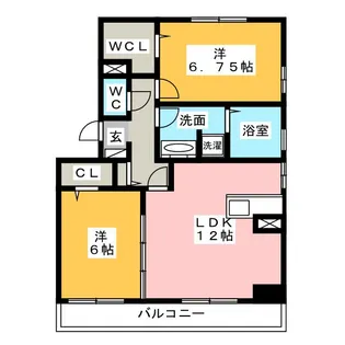 アルバグランデB棟【3階】の間取り