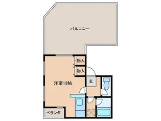 Chez Soi観月【1階】の間取り