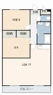 ペルテ花菱【1階】の間取り