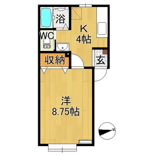 チャンドラ★パパ【1階】の間取り