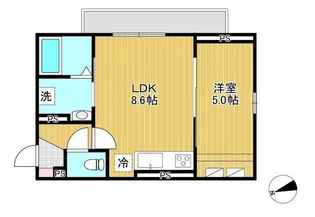 Verano Mar【3階】の間取り