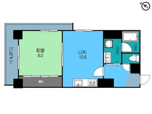PARNAS【6階】の間取り