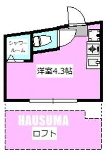 アーバンプレイス駒込III【2階】の間取り