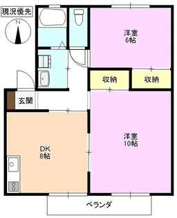 ブルーフェアリー【2階】の間取り