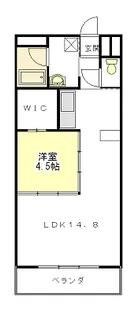 スクエア西丸之内【8階】の間取り
