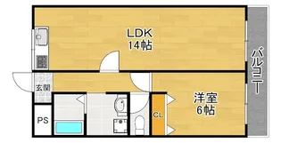 サンシャーリー【4階】の間取り