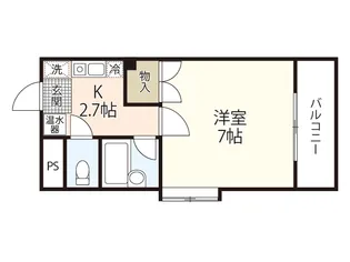 アーバンヒルズ510【3階】の間取り