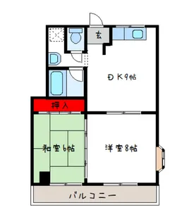 ビートル山本北C【1階】の間取り