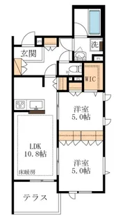 オロクレセール【1階】の間取り