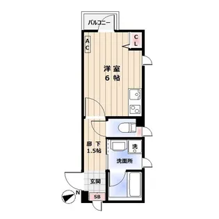 Plus door NAKANO【1階】の間取り