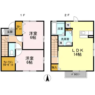 石川県金沢市千木町リ【一戸建】の間取り