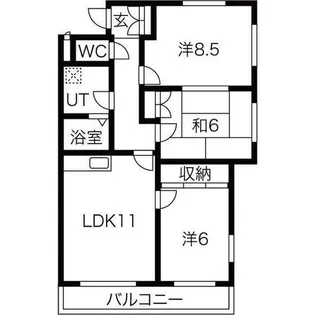 愛知県日進市赤池1【マンション】の間取り