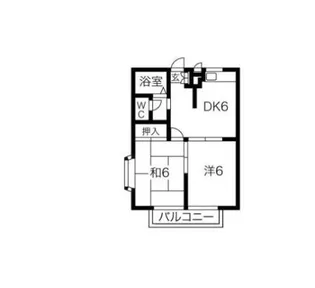 エステートSHIBANISHI【1階】の間取り