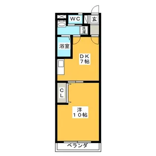 RICO GARDEN HILL’S【1階】の間取り