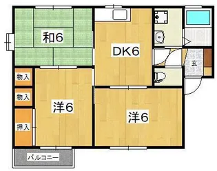 コートカネキ【2階】の間取り