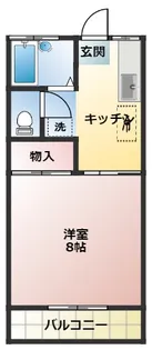 ピエ・タ・テール日吉A【1階】の間取り