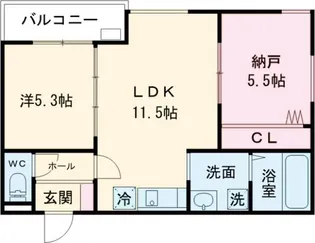 大阪府豊中市若竹町1【アパート】の間取り