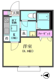 グリュンハイム【1階】の間取り