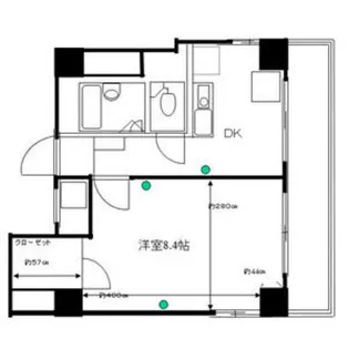 1Kの間取り画像