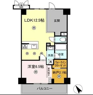 みらいビル【5階】の間取り