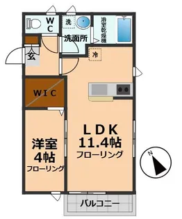 東京都杉並区成田西1【アパート】の間取り