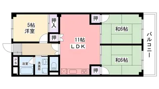 兵庫県西宮市小松北町2【マンション】の間取り