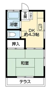 埼玉県川口市戸塚2【アパート】の間取り