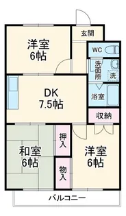 ベルメゾンツチヤ【3階】の間取り