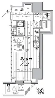 東京都港区芝1【マンション】の間取り
