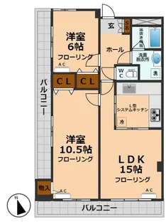 東京都杉並区永福2【マンション】の間取り