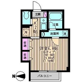 WEST HILLS【3階】の間取り