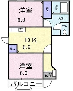 レガシーガーデンII【1階】の間取り