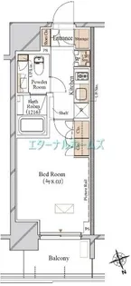 ブランシエスタ飯田橋【3階】の間取り