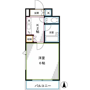 東京都杉並区天沼2【マンション】の間取り
