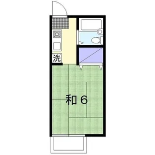 コーポラス23B【1階】の間取り