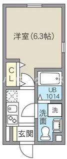 レピュア北千住レジデンスIII【4階】の間取り