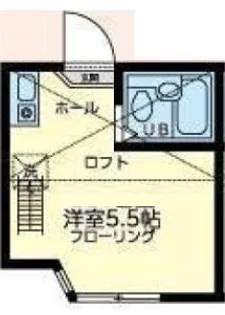 1Rの間取り画像