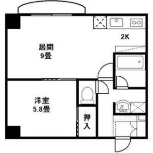 ドミニオンアネックス【6階】の間取り