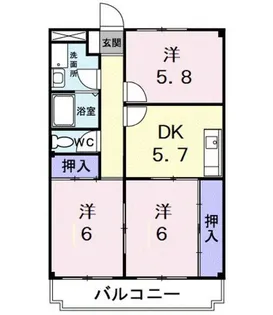 大塚ビル【3階】の間取り