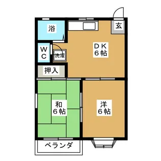 エスポワール【1階】の間取り