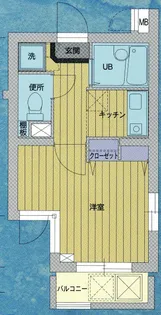 ロアール早稲田大学前【5階】の間取り