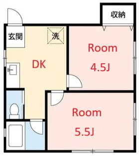 神奈川県横浜市保土ヶ谷区鎌谷町【アパート】の間取り