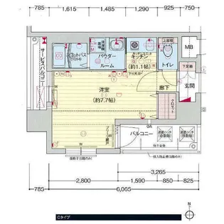 プレサンス名古屋STATIONザ・シティ【10階】の間取り