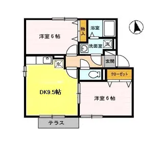 ミニョン【1階】の間取り