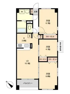 S-FORT青葉しらとり台【5階】の間取り
